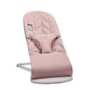 BabyBjrn Bouncer Bliss, Dusty Pink, Woven, Petal Quilt | 2-in-1 Adjustable Baby Bouncer Seat and Toddler Chair, Newborn to Toddler (8-29 lbs), 4 Positions, Lightweight & Portable