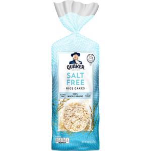 Quaker Rice Cakes Salt Free , 4.5 Oz (4.5 Ounce (Pack of 1), 12/19/2025
