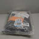 Magnetic Thermal Insulated Door Curtain for 72"x 80" Doors, Visible Door Cover for Heat Insulation, Magnetic Closure Thick Draft Blocker Blanket for Doorway to Keep Warm in Winter Cool in Summer (Black + Clear)