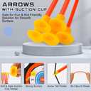 Bow and Arrow Set for Kids, 2 Pack LED Light Up Archery Set with 20 Suction Cup Arrows, Indoor and Outdoor Toy for Boys Girls Age 4-8 8-12 with Standing Target&2 Quivers, Birthday Gift 3-12 Years Old