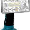 Work Light for Makita 18v Battery, 18w Flashlight, 2000LM Portable Flood Light with USB-A Port for Jobsite, Camping, Car Repairing, Garage, Power Outages