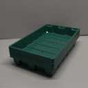 YoleShy 10 Pack Seed Starter Tray Reusable Plastic Plant Seedling Starter Trays Thickened Sturdy Durable for Germination Growing Microgreens Planting Propagation, Without Drain Holes, 14.5"x9", Green