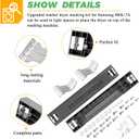 SKK-7A SKK-8K Stacking Kit Fit for Samsung Washer & Dryer 27 Inch Front Load Laundry by Techecook - 2026 UPGRADED Samsung laundry stacking kit Replaces for SKK-7A SK-5A SK-5AXAA SKK8K