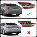 Huray Inner Taillight for Toyota Camry 2025 2026 XES XLE 13201-8A0SR-SV1 Rear Lamp Brake Light Replacement (Inner Left)
