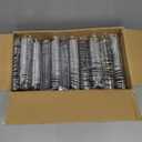 WDF 360 Pieces Silver Plastic Silverware- Disposable Flatware - Heavyweight Plastic Cutlery- Includes 120 Forks, 120 Spoons, 120 Knives for Christmas