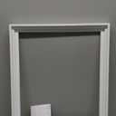 MCS Canvas Float Frames 16x20 Frame, White Frame for Finished Canvases, Vertical & Horizontal Wall Hanging Large Frame with Adhesive for Canvas Paintings (1-Pack)