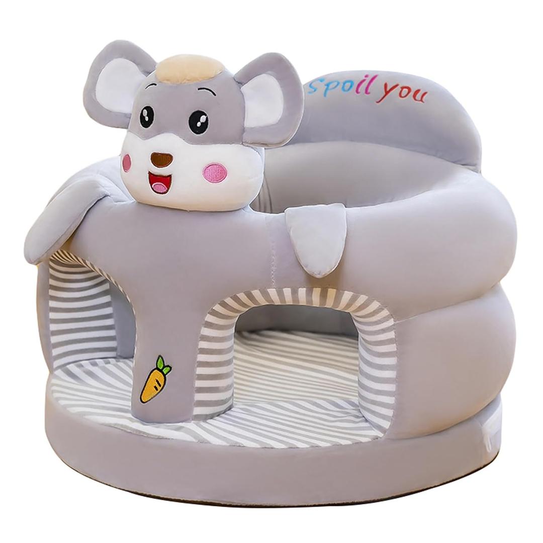 Baby Seat Baby Sit up Chair Cartoon Animals Plush Sofa Seat Toddler Baby Learn to Sit up Chair Sofa Washable Cover for Back Head Support Sitting Infant Seat (40cm*40cm*15cm, Grey Mouse) Baby Seat Baby Sit up Chair Cartoon Animals Plush Sofa Seat Toddler Baby Learn to Sit up Chair Sofa Washable Cover for Back Head Support Sitting Infant Seat (40cm*40cm*15cm, Grey Mouse)