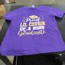 Super Proud Little Cousin of 2025 Graduate Graduation Family T-Shirt
(size 4T, Black)