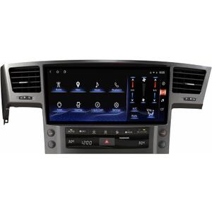 Android Car Radio Multimedia System for Lexus LX LX 570 2008 to 2015 12.8" Touch Screen Built-in CarPlay, HiFi Music, GPS Navigation, 4G Support OME Function