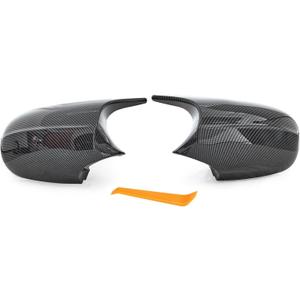 Mirror Cover Caps for E90 LCI- Durable Quality Carbon Fiber Pattern, Compatible with 3 series E90 E91 E92 E93 (2008-2011) - Upgrade Your Ride Now