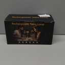 2 Pack Rechargeable Table Lamps,Cordless Lamp with 6000mAh Battery Operated, Portable Indoor/Outdoor Table Lamp for Patio Restaurant Home Dinner Dining Kitchen,Waterproof & Wireless