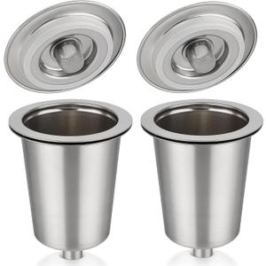Reusable Stainless Steel Filter Cup for Cuisinart, Compatible with Cuisinart #SS-RFC HomeBarista Reusable Filter Cup (2 Pack)