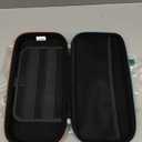 ivoler Carrying Case for Nintendo Switch 2 Model(2025), Portable Hard Shell Pouch Carrying Travel Game Bag for Nintendo Switch 2 Accessories Holds 12 Game Cartridge (Black) (7.9'')