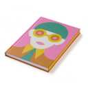 Olimpia Zagnoli Pink Midsized Lined Notebook