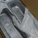 Finned Polished Aluminum Short Valve Covers Center Bolt Short Valve Covers Compatible with SBC 350 5.7 5.0 V8 1987-97