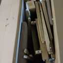 Nathan James Gracie Modern Counter Height Bar Stool with Back, Counter Stool Upholstered Chair with Faux Leather Upholstery, Light Brown and Brushed Wooden Legs, Medium Brown/Light Brown, Set of 2