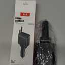 Upgraded Retractable Car Charger 5 in 1 Fast Car Phone Charger | 2 Retractable Cords (Type-C & iOS) with Additional 3 Ports | Charge 5 Devices | Compatible with iPhone & Android Models