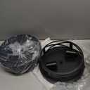 Bosceos 2-Light Flush Mount Ceiling Light Fixtures, 2-Pack Farmhouse Black Ceiling Lights, Industrial Metal Cage Light Fixtures with Adjustable Head for Bedroom Hallway Kitchen