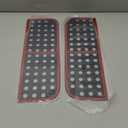 Hoolcar Rear Door Window Decals Aluminum Alloy Glass Panel Cover for 2018-2021 Jeep Wrangler JL & Unlimited 4-Door, Jeep Gladiator JT, Black