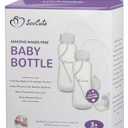 Hands-Free Baby Bottle - Anti-Colic Nursing System 9 oz Baby Bottle with Fast Flow Nipple/Teat 3m+ with Tube Straw Feeding System for Toddler 1 Year+ (2 Bottles - Soo Cute)