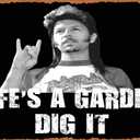 Yzixulet Life's A Garden Dig It Quote Canvas Print Vintage 8" x 12" Metal Tin Sign Funny Man Cave Decor