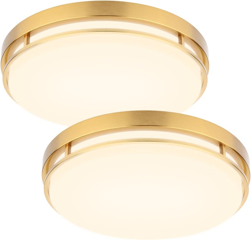 2Pack LED Flush Mount Ceiling Light Fixture 16inch 35W