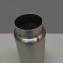 3" Inlet & Outlet Exhaust Resonator, 9" Overall Length Center Straight Through Stainless Steel Muffler,Polished