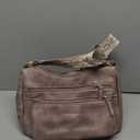 Missnine Crossbody Bags for Women, Medium Size Purses With Wide Shoulder Strap, Leather Trendy Cross Body Shoulder Handbags