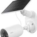 TP-Link  SolarCam 2K, Outdoor Battery Camera w/Solar Panel Base, Wireless Camera, 2K QHD, 150 Super-Wide FOV, Free Person/Vehicle/Pet Detection, SD/Cloud Storage, Starlight Color Night Vision