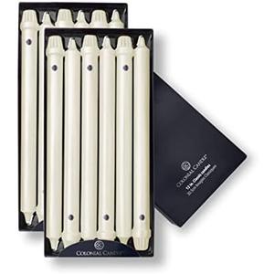 Colonial Candle Ivory Unscented 12 Inch Classic Candles