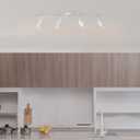 Globe Electric 57011 4-Light Track Lighting, Matte White Finish, Adjustable Cylindrical Heads, GU10 Base, Dimmable, Modern Low-Profile Design