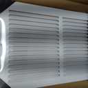 14"W x 8"H Return Air Grille [Duct Opening Size], Steel HVAC Return Air Vent Cover for Wall & Ceiling, White Powder-Coated Rust-Resistant AC Cold Air Return, Outer Dimensions 15.75"W x 9.75"H
