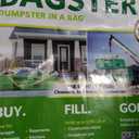 BAGSTER 3CUYD Dumpster in a Bag holds up to 3,300 lb, Green