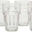 Bormioli Rocco 21.75 oz. Rock Bar Stackable Super Cooler Glass, (Set of 6)