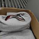 YIHOUSE Brown Area Rug 8x10,Geometric Burnt Orange Area Rug Non Slip,Farmhouse Rugs Washable,Vintage Burgundy Carpets for Bedroom, Boho Rug for Kitchen,Dining Room