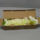 5pcs Realistic Fake White Flowers Artificial Silk Hydrangea Flowers Artificial Flowers Faux Hydrangea Stems for Bouquets Home Table Centerpieces Outdoor Wedding Office Family Party Decoration