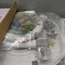 Time Followers 6-in-1 Baby Activity Center | Jumpers and Bouncers | 4 Stage Grow Stationary Standing Toddler Play Table | Shower Gift | Infant Essential for Baby Ages 6-36Month (White)