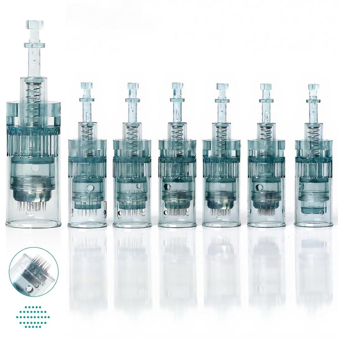 10 Pcs Microneedling Cartridges, 0.25mm, 16 Pins & 36 Pins for Dr. Pen M8 & M7S  Skin Rejuvenation, Anti-Aging, Professional Use (36-Pin)