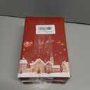 2 x Artscope Christmas Oh Holy Night Merry Bright Jesus Wreath Throw Pillow Covers 18x18 Inch Set of 4, Winter Hoilday Christmas Decoration Pillow Cases for Home Sofa Couch Decor-Grey