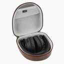 Geekria Shield Headphones Case Compatible with Marshall Major II/III/IV/V, Mid ANC, Replacement Hard Shell Travel Carrying Bag with Cable Storage (Brown)