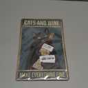 Vintage Black Cat Wall Decor, Funny Cat and Bottle Signs, Cats and Makes Everything Fine Retro Wall Metal Sign for Bedroom Bathroom Office Bar Coffee Kitchen, Gift Cat Lovers 8x12