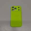 Vooii Magnetic for iPhone 17 Pro Case, Compatible with Magsafe (Premium Liquid Silicone) (Integrated Camera Control Button) Full Body Protective Anti-Scratch Microfiber Lining 6.3", Fluorescent Green