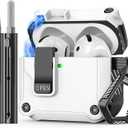 Inesore Compatible With Airpods 4th Generation Case, With Cleaner Kit, Automatic Snap Switch Secure For New Airpods 4 Charging Cover [With Active Noise Cancellation] (2024)