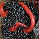 BEAMNOVA Lifting Chains with Hooks, 5/16 Inch x 5 Foot, 6 Ton, Chain Slings for Engine Hoist 4 Leg Industrial Grab Hook Heavy Duty