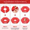 Soulchen Cat Tunnel with Christmas Tree Skirt, 35.8'' Cat Bed for Indoor with Hanging Ball, Xmas Festive Foldable Kitty Pipeline for Kittens Small Animal Christmas Decoration(Snowman)