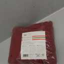 Mr. Pen- Small Christmas Tree Skirt, 24", Red Knitted Christmas Skirt Tree, Xmas Tree Skirt