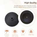 C-Hopetree 42 lb Heavy Duty Round Patio Base Stand for Outdoor Market Table Umbrella, Black