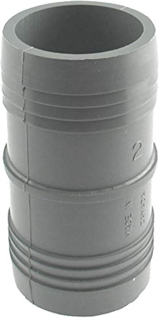 Boshart Industries Pipe Fitting Insert Coupling, Plastic, 2-in., One Size