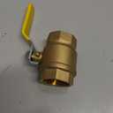 1-1/2" Full Port Ball Valve, 1.5" Lead-Free Brass Ball Valve, Female Threaded NPT Connector, 150 PSI WSP 600 PSI WOG - 1.5inch, 1 Pack