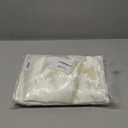 TURSTIN 4 Packs Satin Tablecloth 102 x 58 Inch Overlay Satin Table Cover Rectangle Bright Silk Tablecloth Smooth Fabric Table Decoration for Wedding Banquet Party Events, Ivory